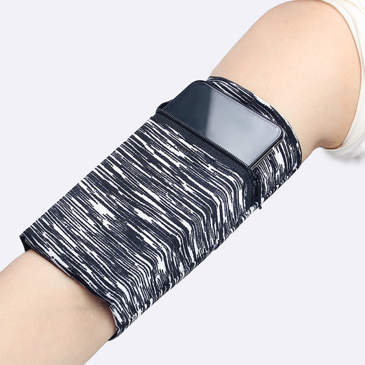 Custom fit running armband phone holder