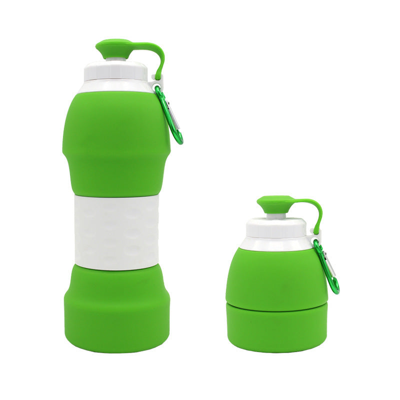 Lightweight Foldable Water Bottle fits easily in running belt