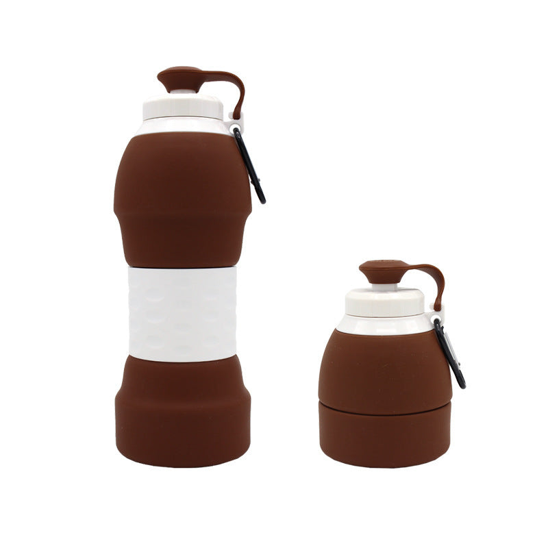 Lightweight Foldable Water Bottle fits easily in running belt