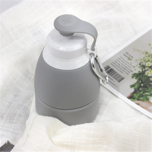 Lightweight Foldable Water Bottle fits easily in running belt