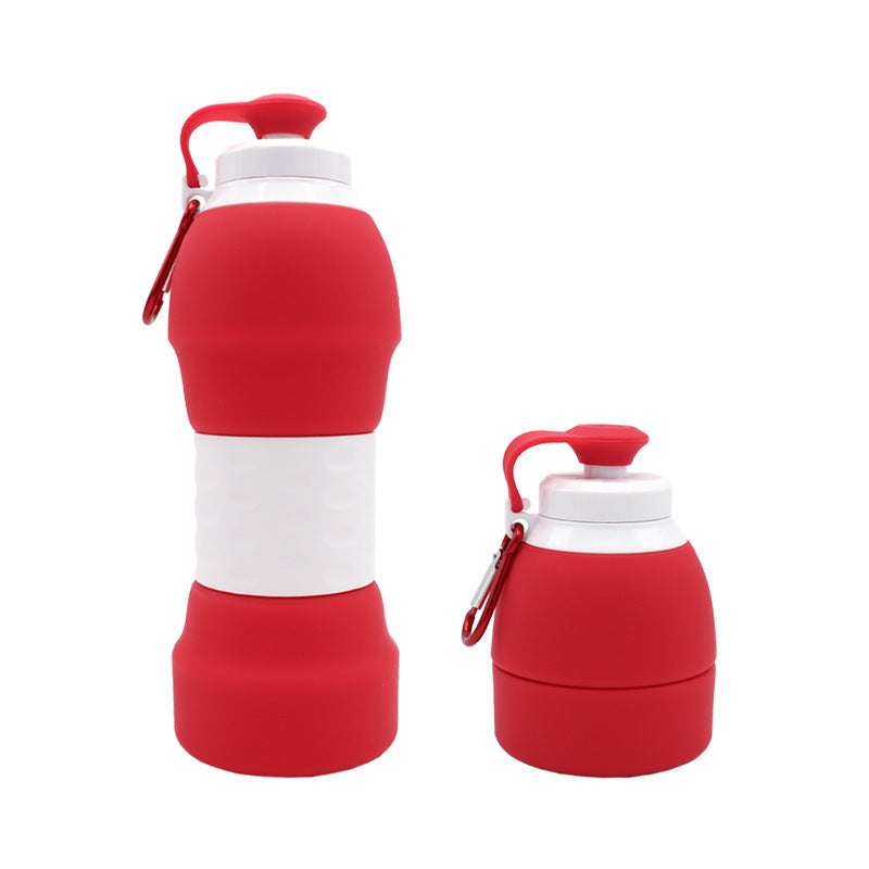 Lightweight Foldable Water Bottle fits easily in running belt