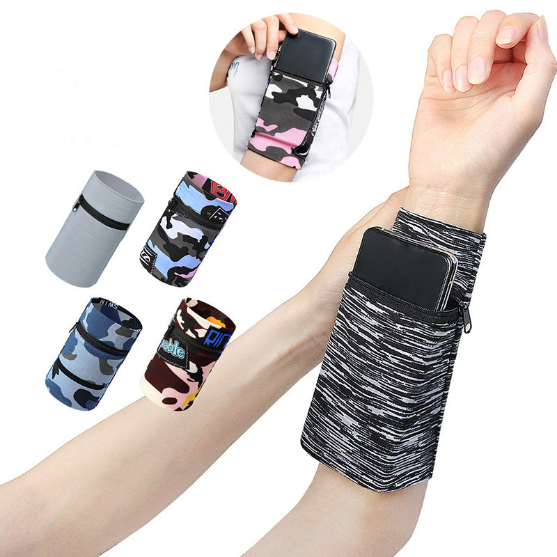 Custom fit running armband phone holder