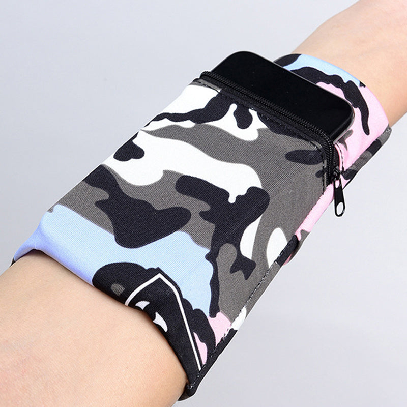 Custom fit running armband phone holder