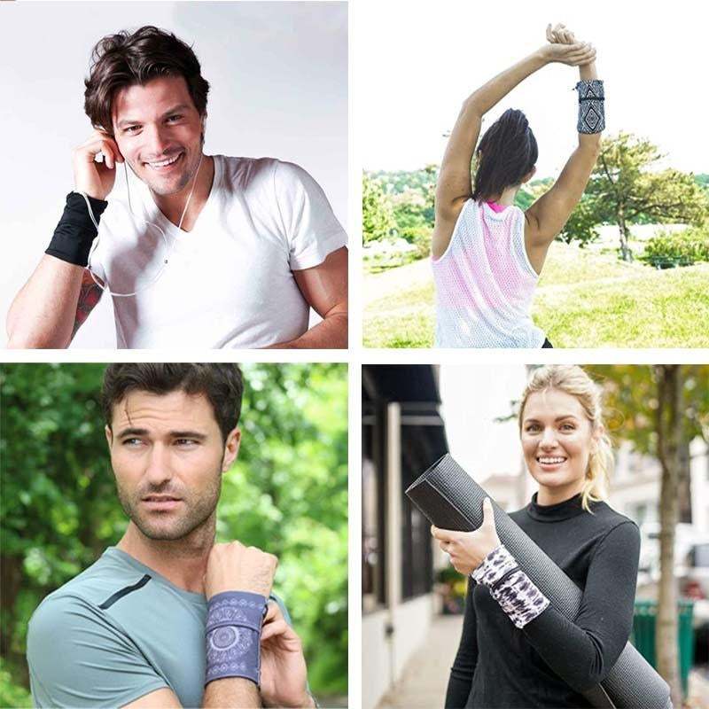 Custom fit running armband phone holder