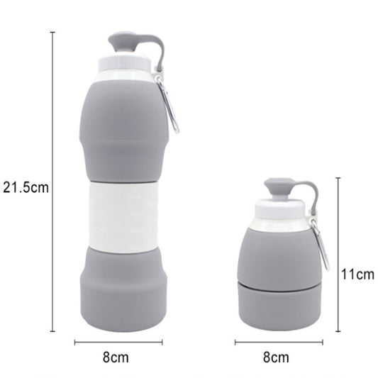 Lightweight Foldable  Water Bottle fits easily in running belt