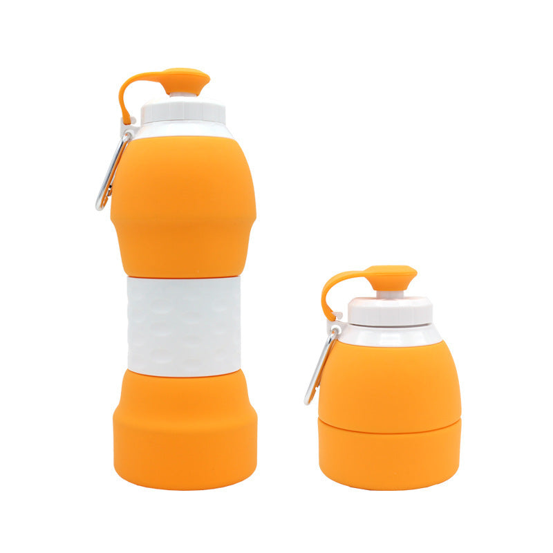 Lightweight Foldable  Water Bottle fits easily in running belt