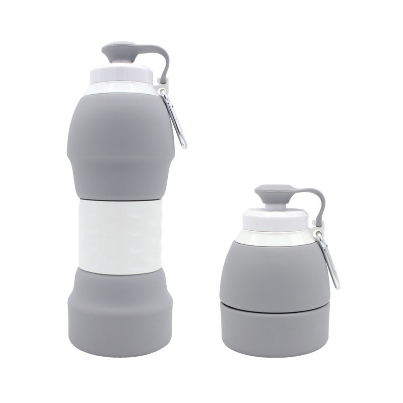 Lightweight Foldable  Water Bottle fits easily in running belt